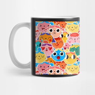 Colorful Face Mug